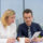 Business owners discussing partner buyout financing options
