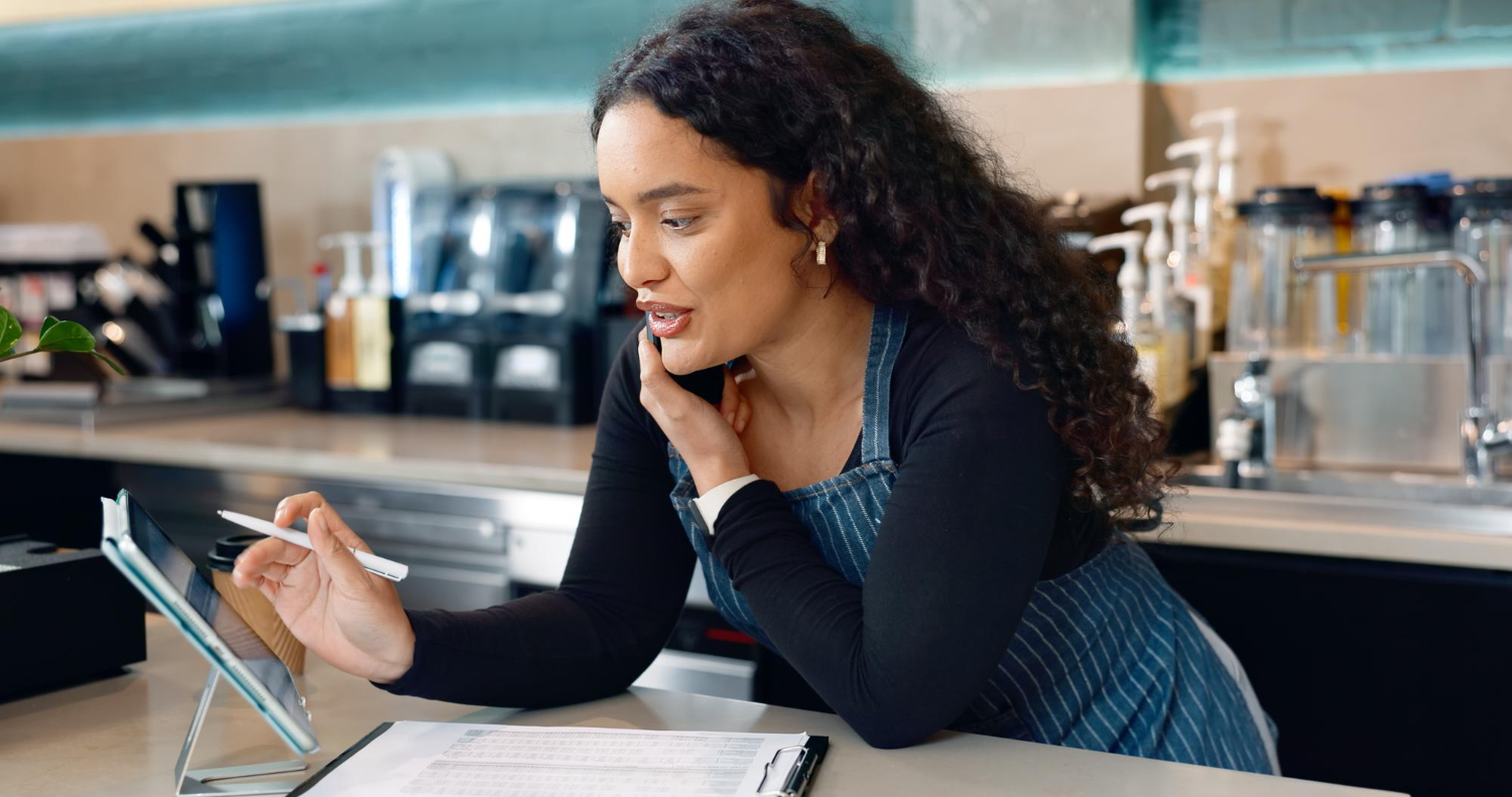 Small business owner securing SBA loan in California