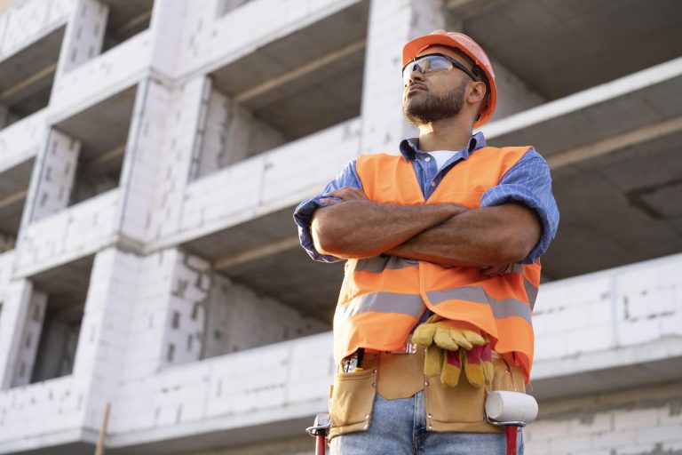 Construction worker illustrates blog "SBA Loans for Construction Companies: What You Need To Know"