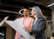 Business owners planning how to finance a business renovation